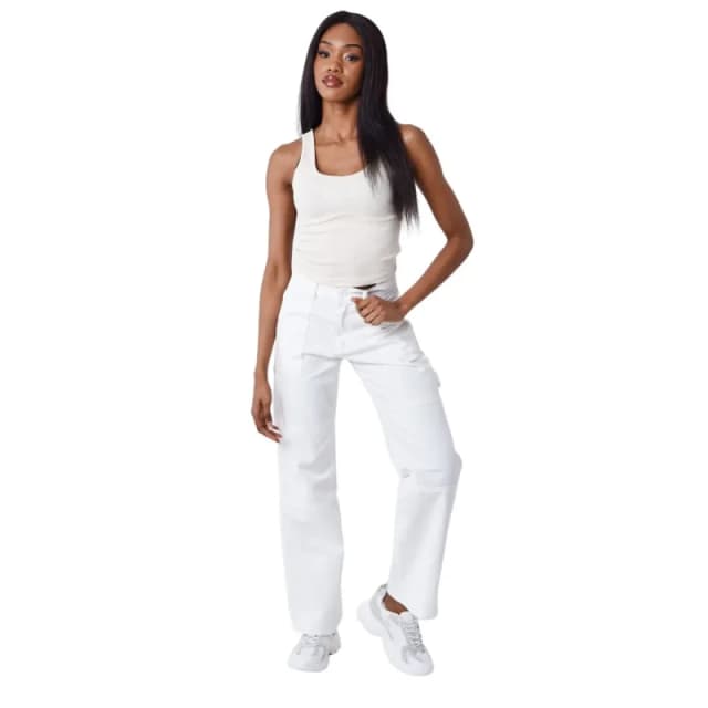 Project X Paris Womens wide strap tank top Project X Paris Blanc Female M