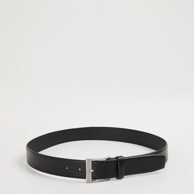 Boss Mens Almos Leather Belt Black male 30R (80cm)