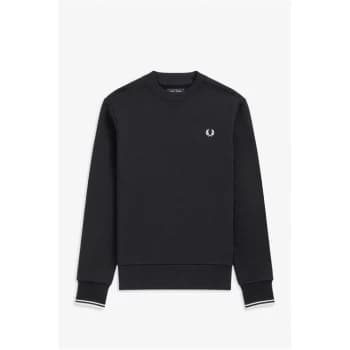 Fred Perry Crew Neck Sweatshirt - Navy 248