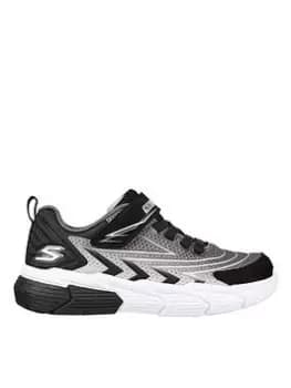 Skechers Boys Vector Matrix Trainers, Grey/Black, Size 12 Younger
