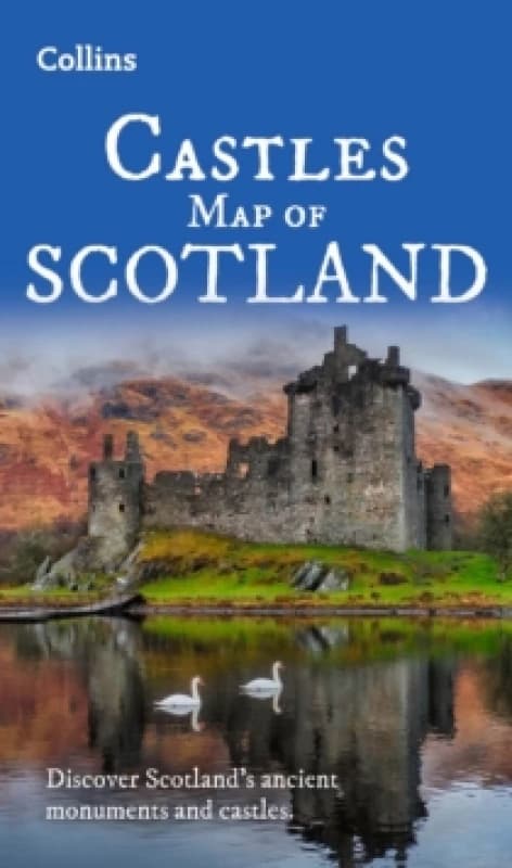 Castles Map of Scotland. By Collins Maps, Chris Tabraham Books