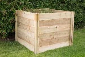 Forest Garden Slot Down Compost Bin Mixed Softwood