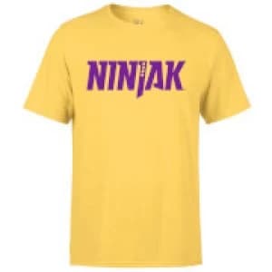 Valiant Comics Ninjak Logo T-Shirt - L - Yellow