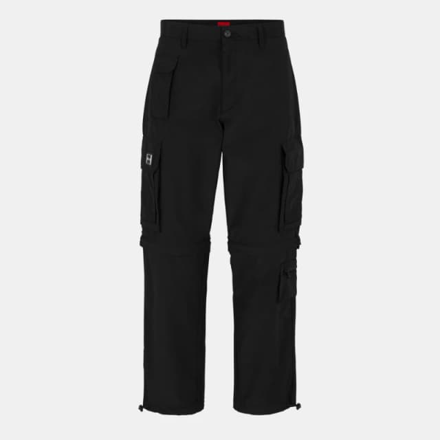 Hugo Mens Straight Leg Trousers Black male 32W R