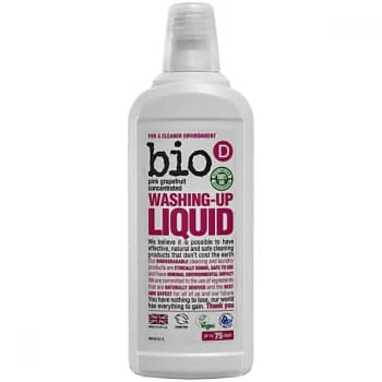 Bio-D Concentrated Washing-up Liquid with Pink Grapefruit - 750ml