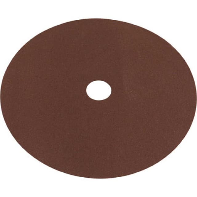 Loops 25 PACK 175mm Fibre Backed Sanding Discs - 80 Grit Aluminium Oxide Round Sheet Multi