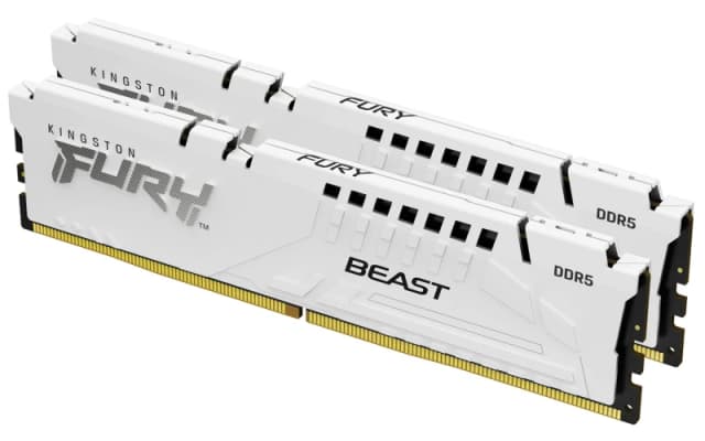 Kingston FURY Kingston FURY Beast 32GB DDR5 6000MHz RAM Desktop Memory for Gaming - White KF560C36BWE2K2-32