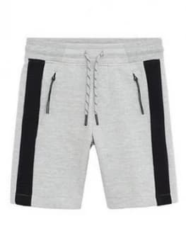 Mango Boys Side Stripe Jersey Shorts - Grey