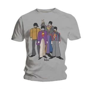 The Beatles - Yellow Submarine Unisex XX-Large T-Shirt - Grey