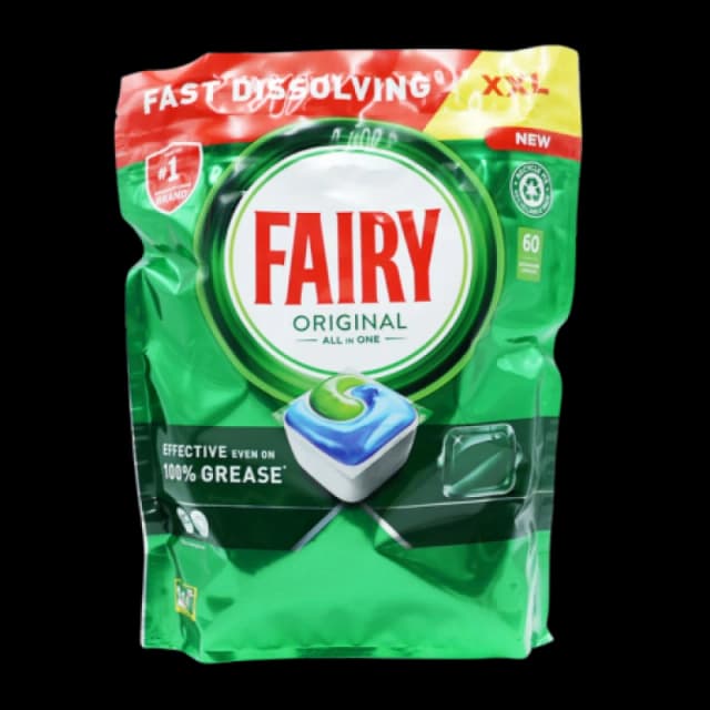 Fairy Dishwasher Tablets All-in-One Original 60s NWT8339 NWT8339