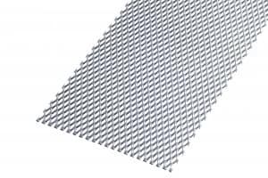 Wickes Perforated Stretched Metal Sheet Aluminium 250 x 500mm