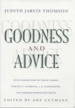Goodness and Advice by Judith Jarvis Thomson Hardback