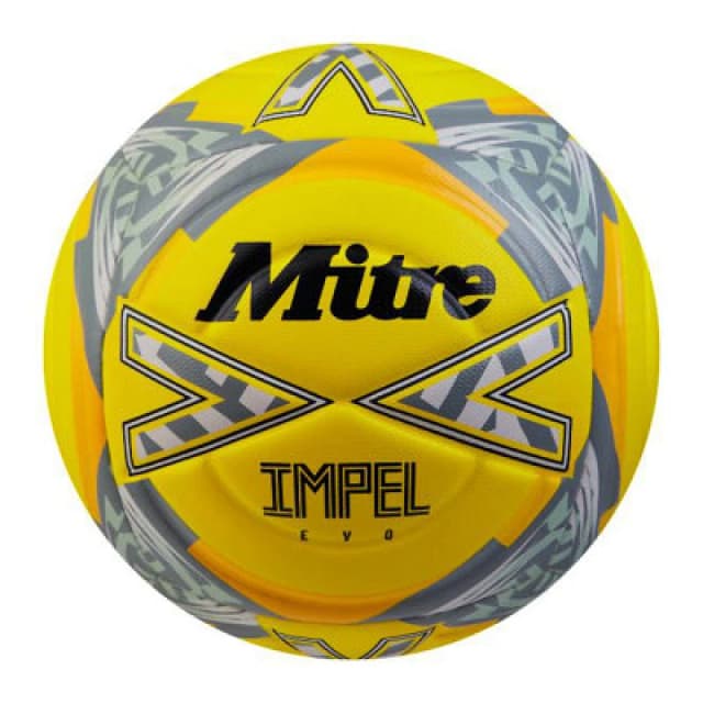 Mitre Impel Evo Football Yellow/black/grey (5)