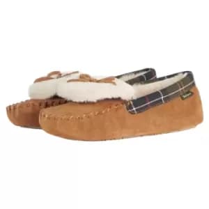 Barbour Womens Darcie Slippers Tan Suede 5