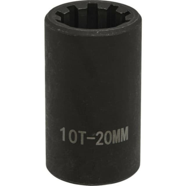 Loops 20mm Brake Caliper Socket - 1/2" Sq Drive - 10-Point Profile - for VAG Vehicles Multi