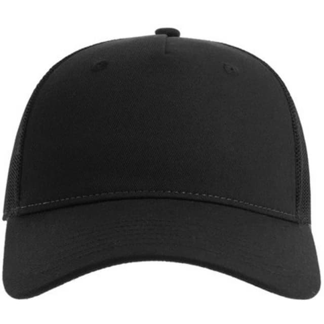 Atlantis Atlantis Men Zion 6 Panel Trucker Cap in Black One Size Male 5063107995506