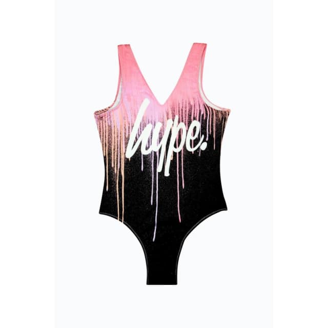 Hype Multi Dark Pastel Drips Swimsuit Multi female