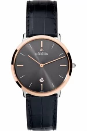 Mens Michel Herbelin Ikone Grand Watch 19515/TR22