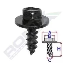 ROMIX Sheet Metal Screw C60467
