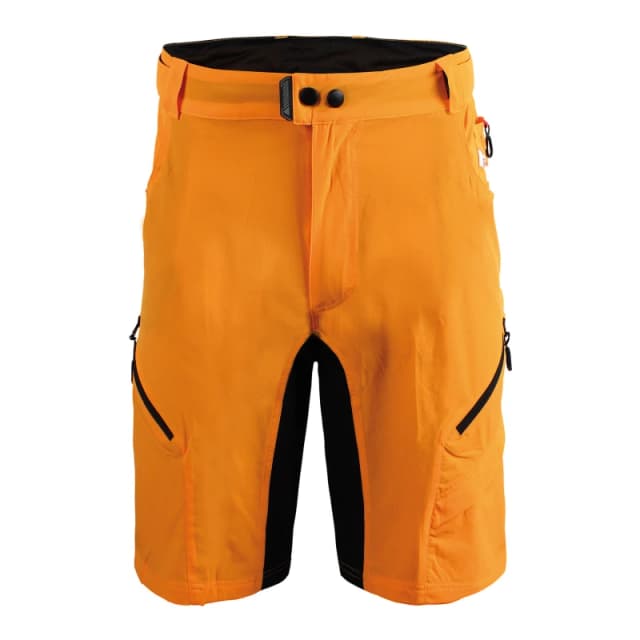 Bicycle Line Mens Trophy Baggy Knee Length MTB Shorts Orange male Small