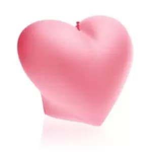 Heart Smooth Candle – Pink