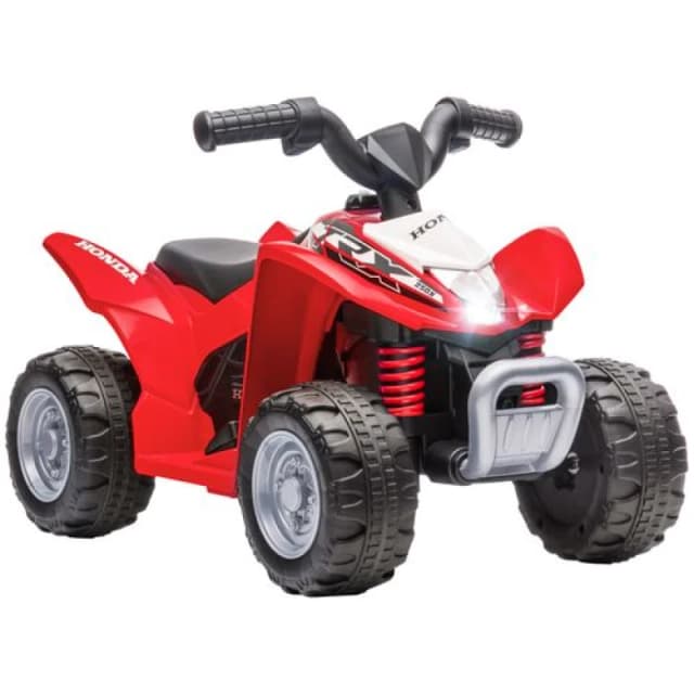 Aiyaplay Honda Licensed Kids Electric Quad Bike 6V Atv 1.5-3 Years Red, Red 370-224V70RD