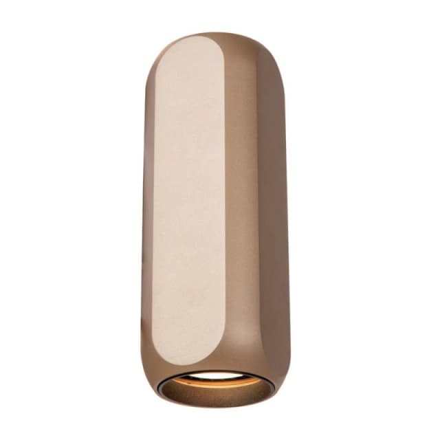 Netlighting Lucide BRAGA Flush ceiling light 1xGU10 Coffee in Brown Brown Unisex