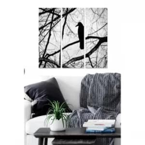 MDF2071185 Multicolor Decorative MDF Painting (3 Pieces)