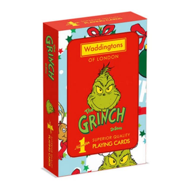 Winning Moves The Grinch Waddingtons Number 1 Playing Cards - Brand New And Sealed