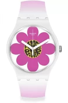 Swatch Flower Hour Flower Power Bioceramic Watch SO32M104