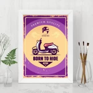 BC109087140882 Multicolor Decorative Framed MDF Painting