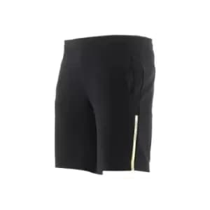 Armani Exchange Black Gold Logo Bermuda Shorts