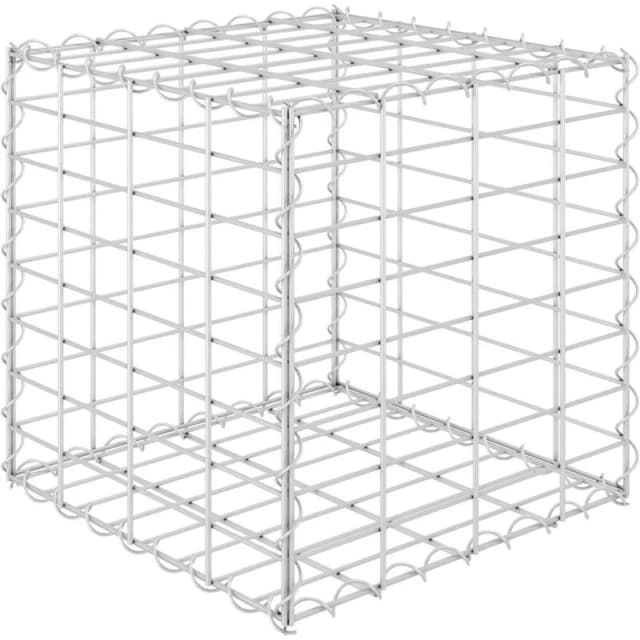 VIDAXL Cube Gabion Raised Bed Steel Wire 40x40x40cm Vidaxl 8719883734774