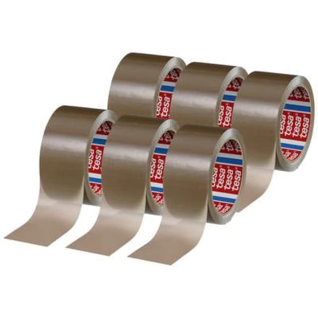 Tesa tesa tesapack 4280 PP 04280-00040-00 Packaging tape tesapack 4280 Brown (L x W) 66 m x 50 mm 6 pc(s) 04280-00040-00