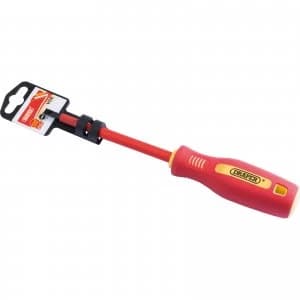 Draper VDE Insulated Parallel Slotted Screwdriver 5mm 125mm