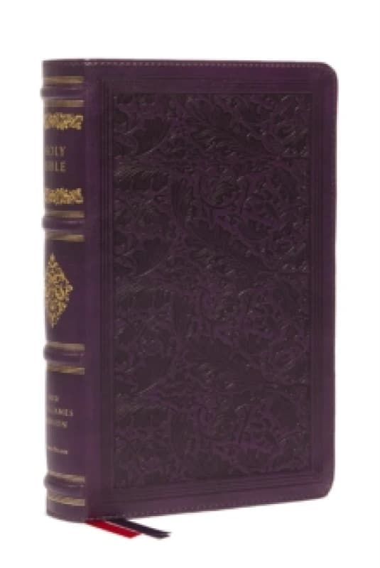 NKJV Large Print Reference Bible, Purple Leathersoft, Red Letter, Comfort Print (Sovereign Collection) : Holy Bible, New King James Version Leather /