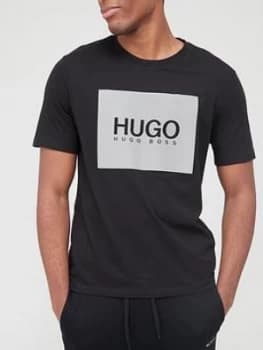 Hugo Boss Dolive 211 Reflective Logo T-Shirt Black Size L Men