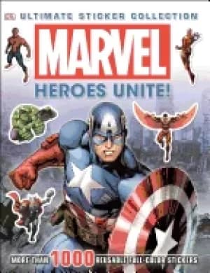 ultimate sticker collection marvel heroes unite more than 1 000 reusable fu