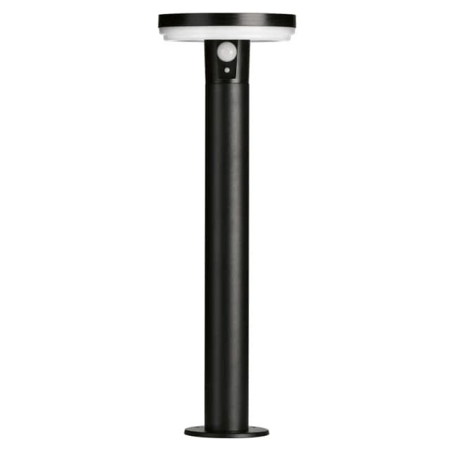 4lite 4lite Antheia Solar IP54 Die-Cast Aluminium LED Outdoor Bollard Light with Built in PIR Motion Sensor (Single) 4L2/6015