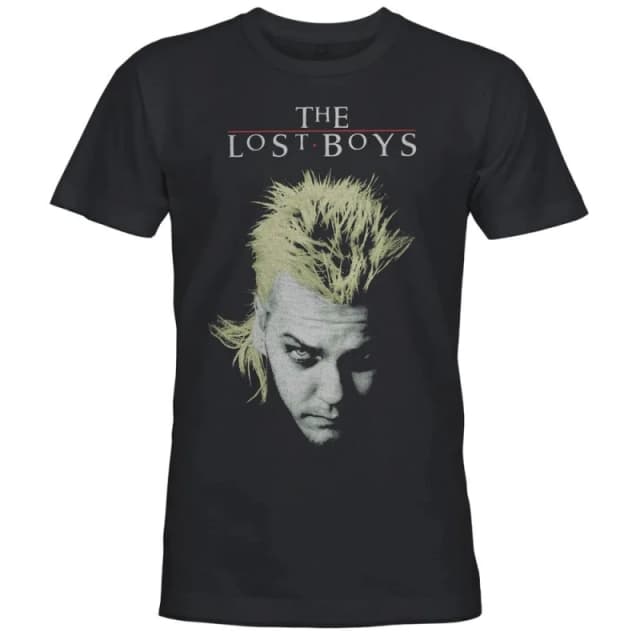 The Lost Boys Mens David Triptych T-Shirt in Black Size: Medium Black Male M