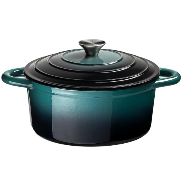 Prochef 21CM CAST IRON DEEP TEAL ROUND CASSEROLE Deep Teal unisex 1