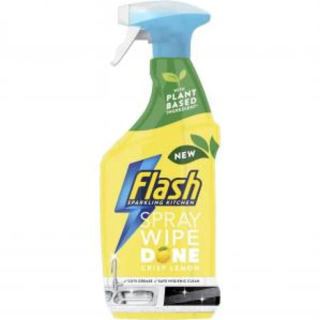 Flash Spray Wipe Done Crisp Lemon Kitchen Spray - 800ml 800-478918
