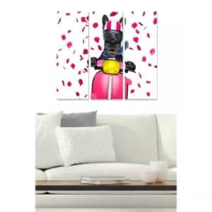 MDF728239003 Multicolor Decorative MDF Painting (3 Pieces)