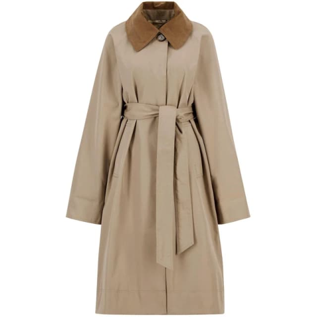 Barbour Womens Reagan Showerproof Trench Coat Honey/Ancient female 10 (S)