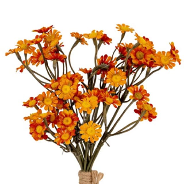 Hill Interiors Daisy Artificial Flower Orange (One Size)