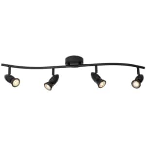 Lucide Lighting - Lucide caro - Ceiling Spotlight Bar - 4xGU10 - Black