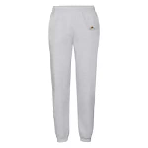 Fruit of the Loom Mens Vintage Heather Logo Jogging Bottoms (L) (Grey Heather)