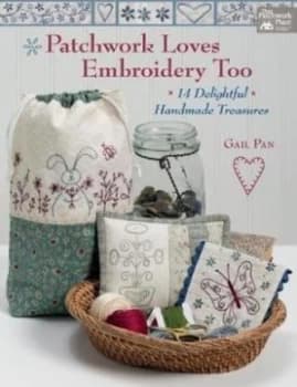 Patchwork loves embroidery too by Gail Pan