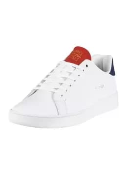 Retro Court Cupsole Leather Trainers