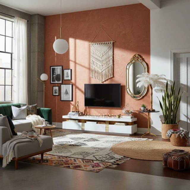 Urban Meuble Modern TV Stand White Stylish Storage White unisex One Size